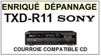 SONY-TXDR11 TXD-R11-COURROIES-COMPATIBLES