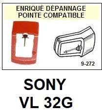 SONY-VL32G-POINTES-DE-LECTURE-DIAMANTS-SAPHIRS-COMPATIBLES