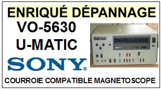 SONY-VO5630 VO-5630 U-MATIC-COURROIES-COMPATIBLES
