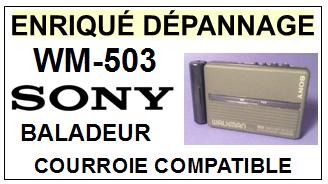 SONY-WM503 WM-503-COURROIES-ET-KITS-COURROIES-COMPATIBLES