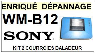 SONY-WMB12 WM-B12-COURROIES-ET-KITS-COURROIES-COMPATIBLES