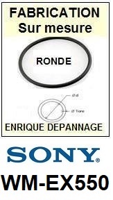 SONY-WMEX550 WM-EX550-COURROIES-ET-KITS-COURROIES-COMPATIBLES