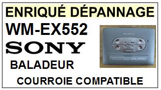 SONY-WMEX552 WM-EX552-COURROIES-ET-KITS-COURROIES-COMPATIBLES