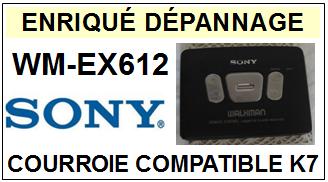 SONY-WMEX612 WM-EX612-COURROIES-ET-KITS-COURROIES-COMPATIBLES