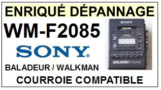 SONY-WMF2085 WM-F2085-COURROIES-COMPATIBLES