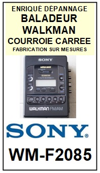 SONY-WMF2085 WM-F2085-COURROIES-COMPATIBLES