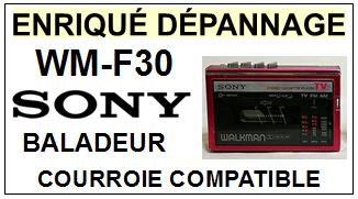 SONY-WMF30 WM-F30-COURROIES-ET-KITS-COURROIES-COMPATIBLES