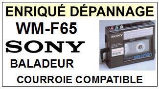 SONY-WMF65 WM-F65-COURROIES-COMPATIBLES