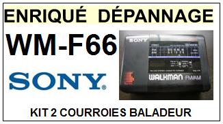 SONY-WMF66 WM-F66-COURROIES-COMPATIBLES