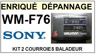 SONY-WMF76 WM-F76-COURROIES-ET-KITS-COURROIES-COMPATIBLES