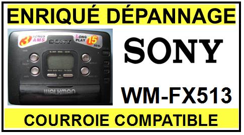 SONY-WMFX513-COURROIES-COMPATIBLES