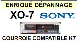 SONY-XO7 XO-7-COURROIES-COMPATIBLES