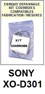 SONY-XOD301 XO-D301-COURROIES-ET-KITS-COURROIES-COMPATIBLES