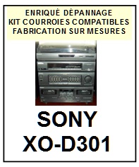 SONY-XOD301 XO-D301-COURROIES-COMPATIBLES