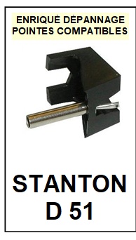 STANTON-D51-POINTES-DE-LECTURE-DIAMANTS-SAPHIRS-COMPATIBLES