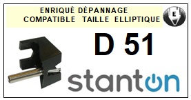 STANTON-D51-POINTES-DE-LECTURE-DIAMANTS-SAPHIRS-COMPATIBLES