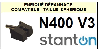 STANTON-N400V3 (NO SCRATCH)-POINTES-DE-LECTURE-DIAMANTS-SAPHIRS-COMPATIBLES