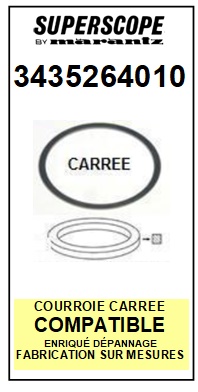 FICHE-DE-VENTE-COURROIES-COMPATIBLES-SUPERSCOPE BY MARANTZ-3435264010