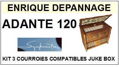 SYMPHOMATIC-ADANTE 120-COURROIES-ET-KITS-COURROIES-COMPATIBLES