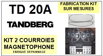 TANDBERG-TD20A-COURROIES-COMPATIBLES