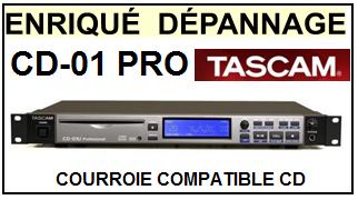 TEAC TASCAM-CD01  PRO-COURROIES-ET-KITS-COURROIES-COMPATIBLES