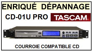 TEAC TASCAM-CD01U PRO-COURROIES-ET-KITS-COURROIES-COMPATIBLES