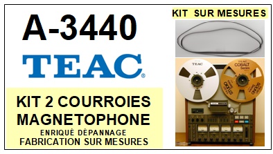 TEAC TASCAM-A3440 A-3440-COURROIES-ET-KITS-COURROIES-COMPATIBLES