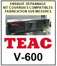 TEAC TASCAM-V600 V-600-COURROIES-ET-KITS-COURROIES-COMPATIBLES
