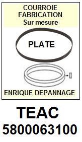 FICHE-DE-VENTE-COURROIES-COMPATIBLES-TEAC TASCAM-5800063100