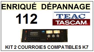 TEAC TASCAM-112-COURROIES-ET-KITS-COURROIES-COMPATIBLES