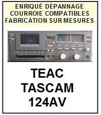 TEAC TASCAM-124AV-COURROIES-ET-KITS-COURROIES-COMPATIBLES