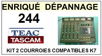 TEAC TASCAM-244-COURROIES-ET-KITS-COURROIES-COMPATIBLES