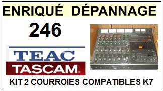 TEAC TASCAM-246-COURROIES-ET-KITS-COURROIES-COMPATIBLES