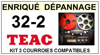 TEAC TASCAM-32-2-COURROIES-ET-KITS-COURROIES-COMPATIBLES