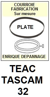 TEAC TASCAM-32-COURROIES-ET-KITS-COURROIES-COMPATIBLES