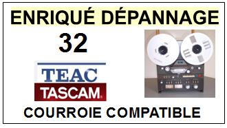 TEAC TASCAM-32-COURROIES-ET-KITS-COURROIES-COMPATIBLES