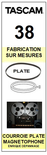 TEAC TASCAM-38-COURROIES-ET-KITS-COURROIES-COMPATIBLES