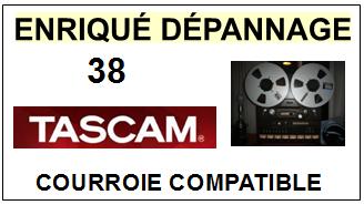 TEAC TASCAM-38-COURROIES-ET-KITS-COURROIES-COMPATIBLES