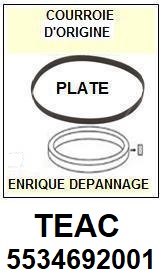 FICHE-DE-VENTE-COURROIES-COMPATIBLES-TEAC TASCAM-5534692001