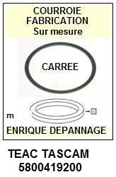 FICHE-DE-VENTE-COURROIES-COMPATIBLES-TEAC TASCAM-5800419200