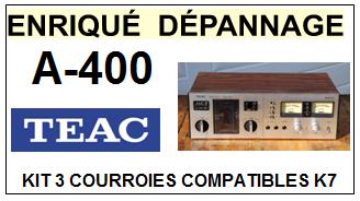 TEAC TASCAM-A400 A-400-COURROIES-ET-KITS-COURROIES-COMPATIBLES