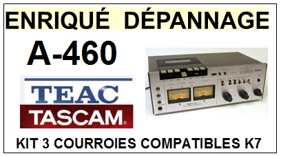 TEAC TASCAM-A460 A-460-COURROIES-ET-KITS-COURROIES-COMPATIBLES