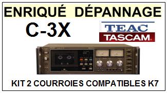 TEAC TASCAM-C3X C-3X-COURROIES-ET-KITS-COURROIES-COMPATIBLES