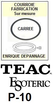 TEAC TASCAM-P10 P-10-COURROIES-ET-KITS-COURROIES-COMPATIBLES