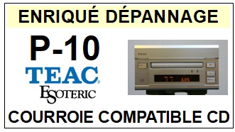 TEAC TASCAM-P10 P-10-COURROIES-ET-KITS-COURROIES-COMPATIBLES