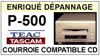 TEAC TASCAM-P500 P-500-COURROIES-ET-KITS-COURROIES-COMPATIBLES