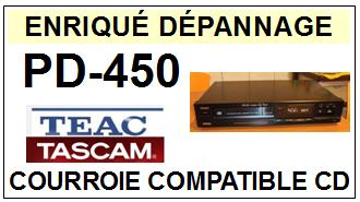 TEAC TASCAM-PD450 PD-450-COURROIES-ET-KITS-COURROIES-COMPATIBLES