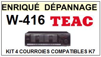 TEAC TASCAM-W416 W-416-COURROIES-ET-KITS-COURROIES-COMPATIBLES