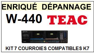 TEAC TASCAM-W440 W-440-COURROIES-ET-KITS-COURROIES-COMPATIBLES