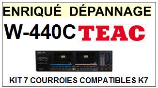 TEAC TASCAM-W440C W-440C-COURROIES-ET-KITS-COURROIES-COMPATIBLES